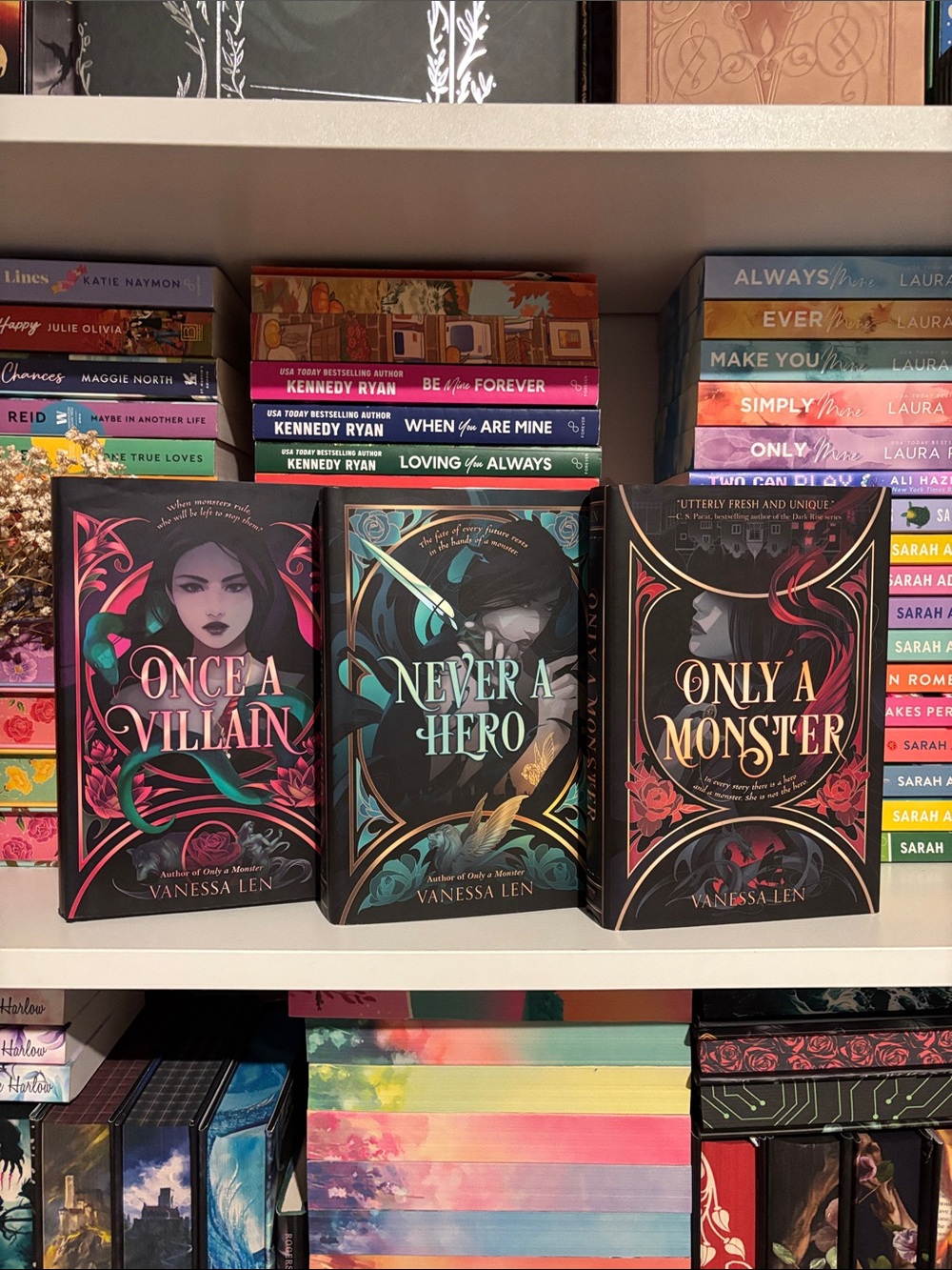 Only A Monster, Never A Hero, Once a Villain - All First Edition